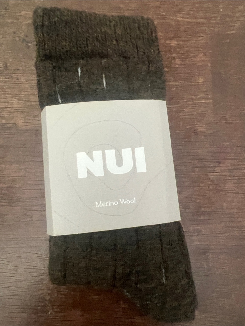 NWT NUI Organics Nature Merino Wool Socks Olive Size 2-3Y